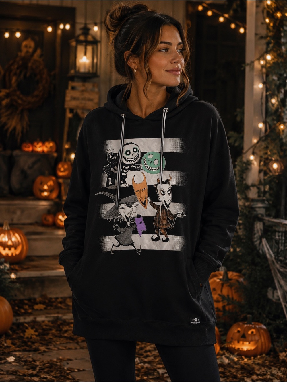 Disney The Nightmare Before Christmas Graphic Hoodie | Size L